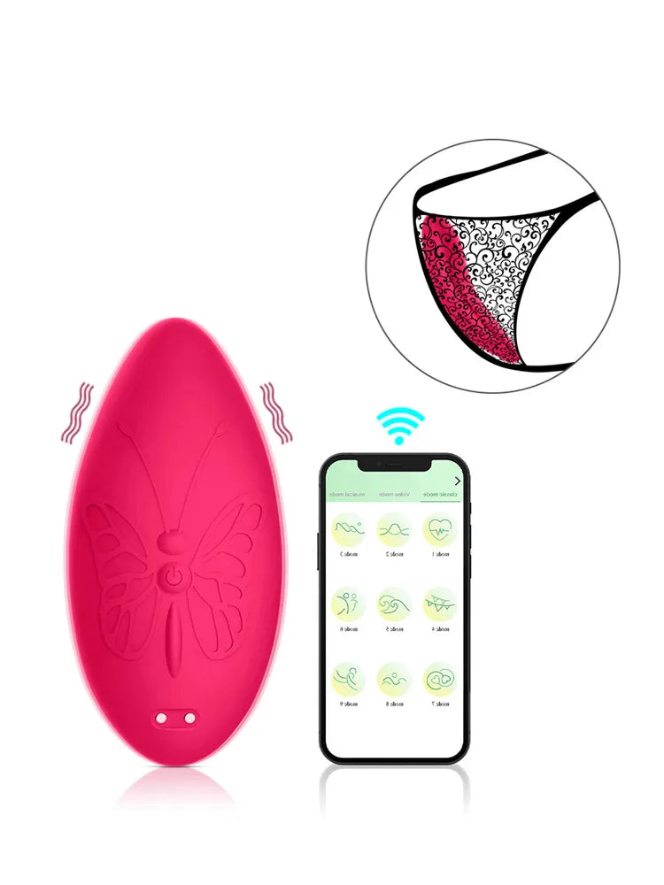 VIBRADOR PARA TANGA BUTTLERFLY LORY CON APLICACION